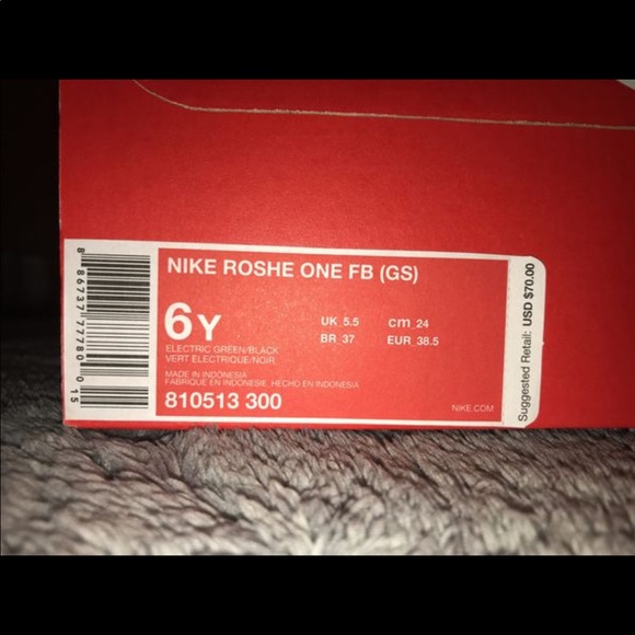 Nike Roshe Run women’s 8/youth size 6 - Picture 3 of 5